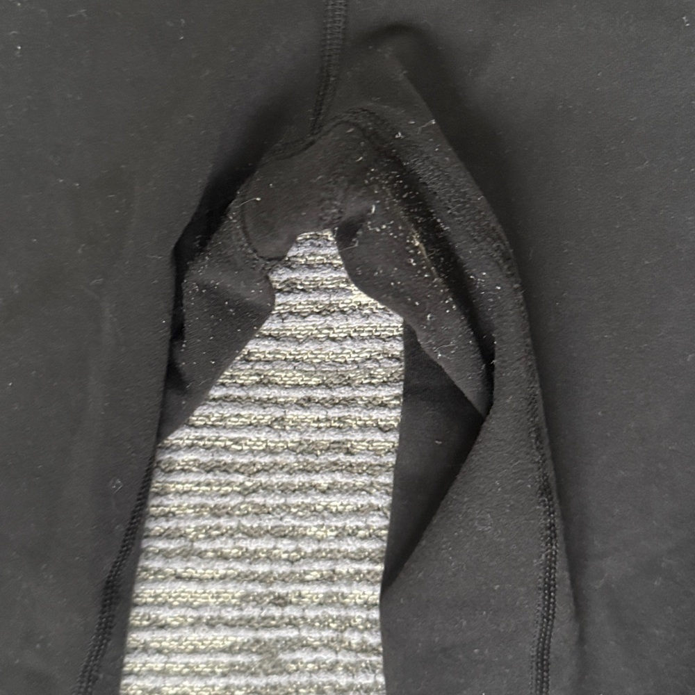Lululemon Wunder Under Crop Leggings Tights Black High Rise - Picture 3 of 7